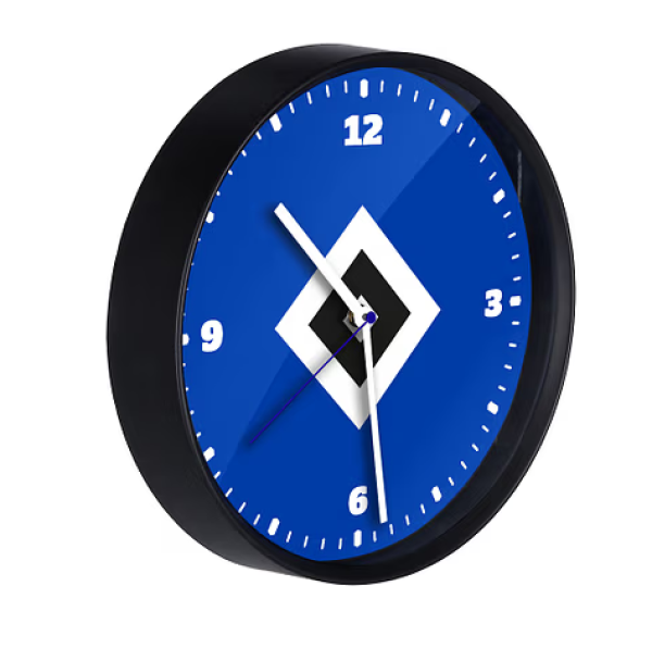 Hamburger SV - Wanduhr Raute pur